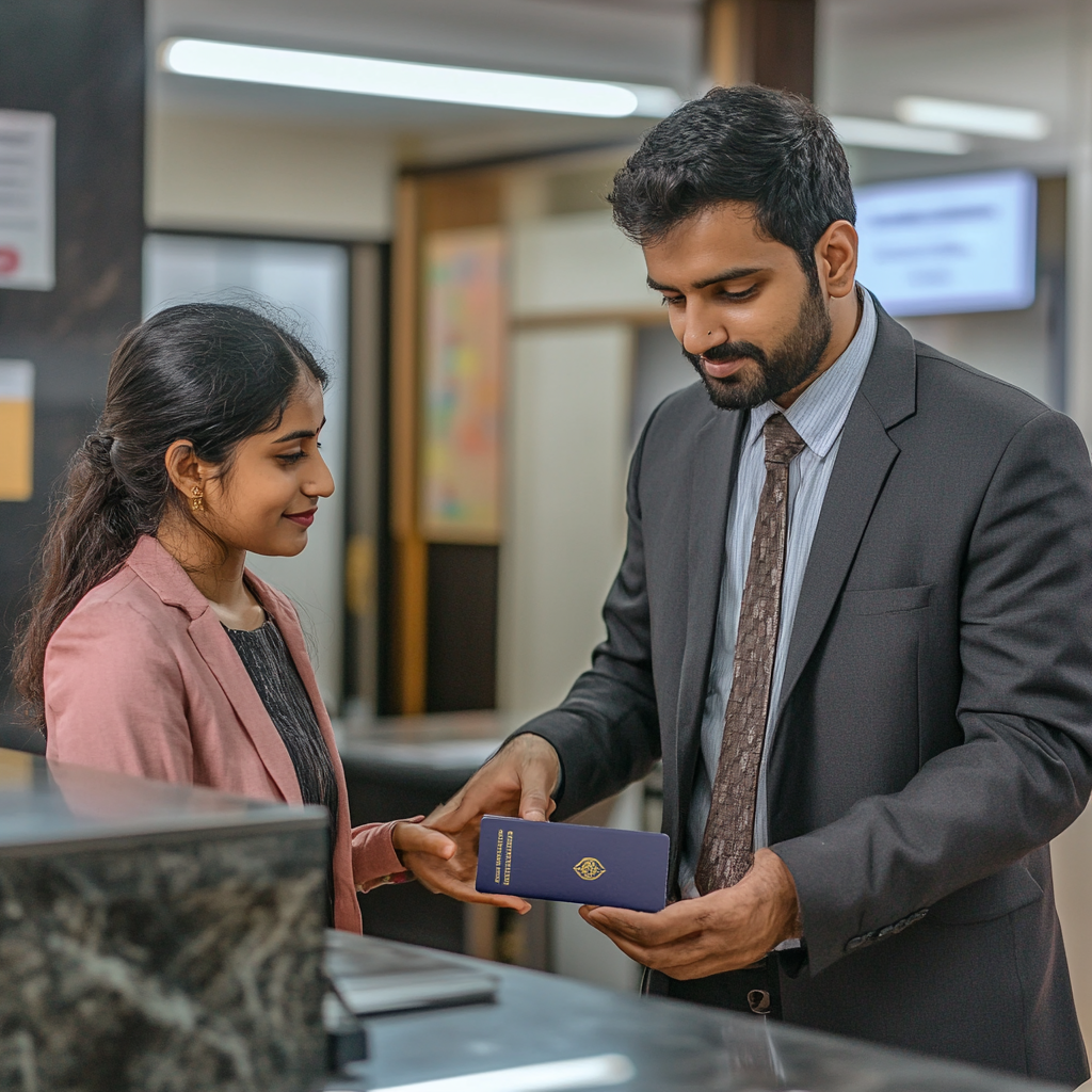 u4262895799_indian_girl_collecting_her_visa_and_passport_from_6091232c-011b-4ab8-bd6b-2505d120b111_1